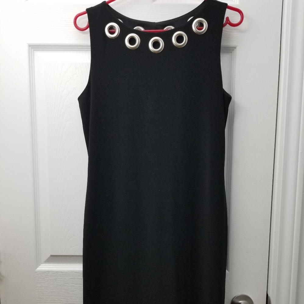 Joseph Ribkoff body con eyelet body con dress